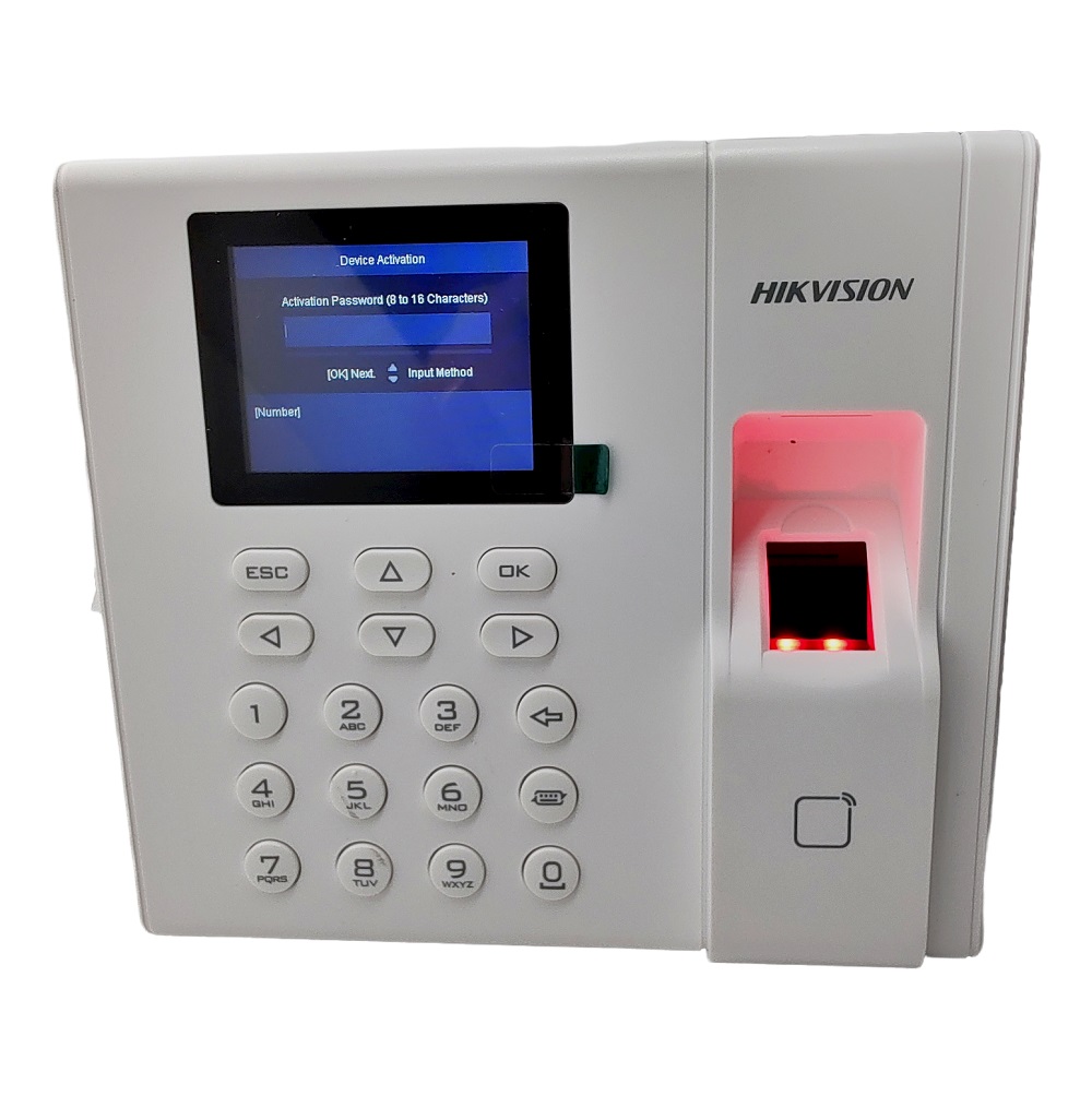 Foto do Produto HIKVISION LEITOR BIOMETRICO DIGITAL DS-K1A8503EF(CARTÃO PONT