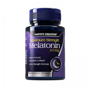 Foto do Produto Melatonina 10mg Earth's Creation 60 Cápsulas