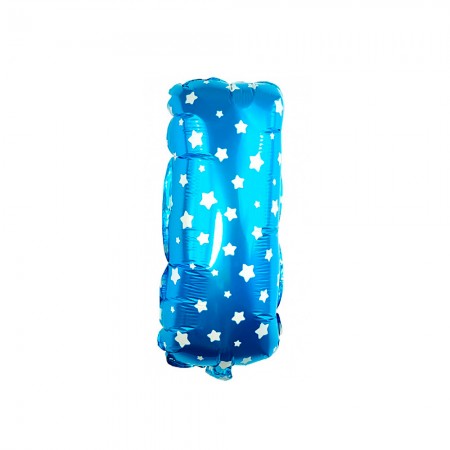 Foto do Produto Balao Letra I Azul 16 Polegadas
