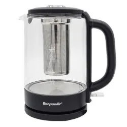 Foto do Produto ECOPOWER HERVIDORA EP-3069 1.5L 2200W 220V 50/60HZ VIDRIO NEGRO