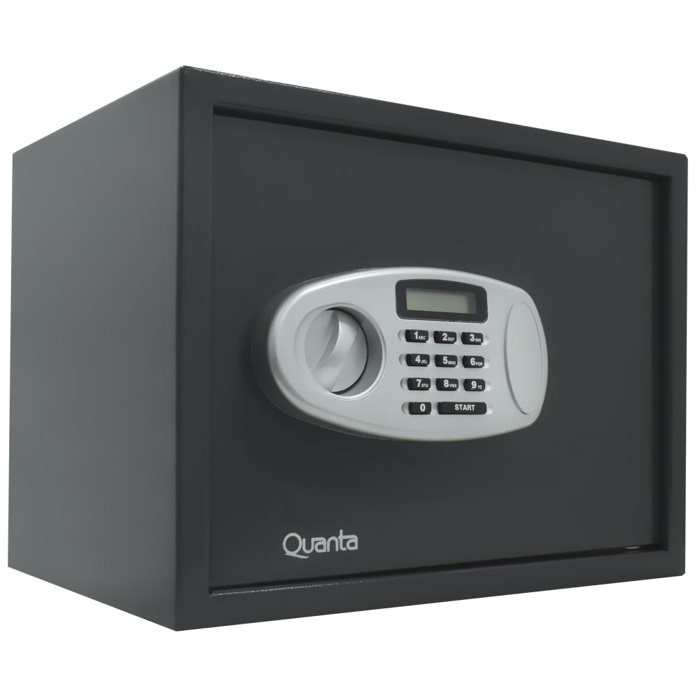 Foto do Produto Cofre Digital Quanta QTCOF25 - Preto