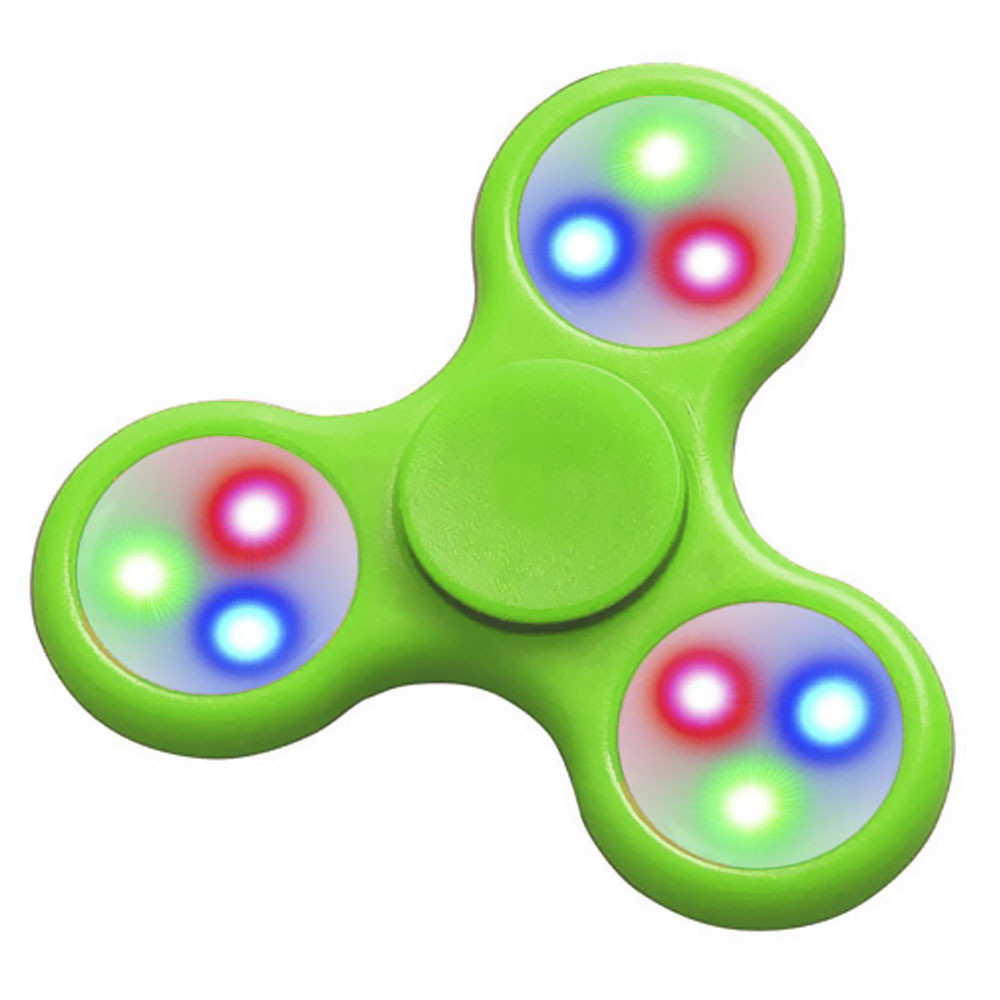 Foto do Produto Spinner Fidget Anti Stress LED Verde