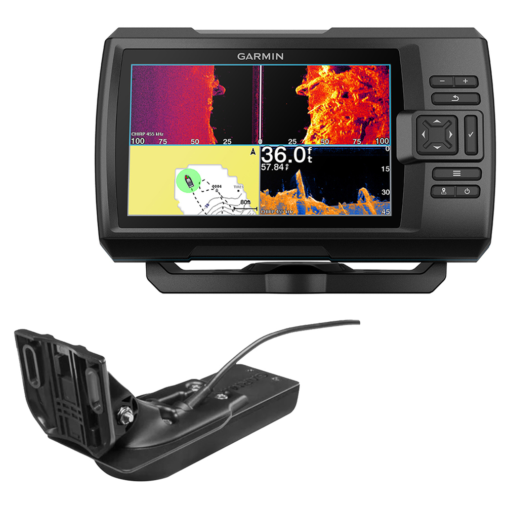 Foto do Produto GPS Garmin Striker Vivid 7SV 010-02553-01 com Transductor GT52HW-TM