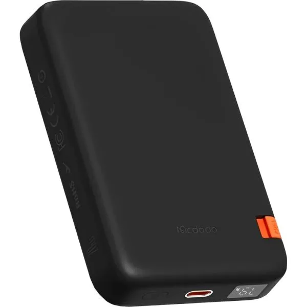 Foto do Produto MCDODO CARGADOR WIRELESS PORT MCDODO MC-5101 MAGNETIC 10000MAH 20W BLACK