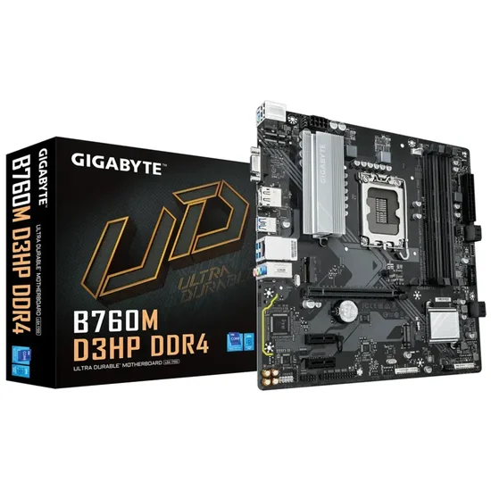 Foto do Produto Placa Mãe Gigabyte B760M D3HP DDR4 Intel Soquete LGA 1700