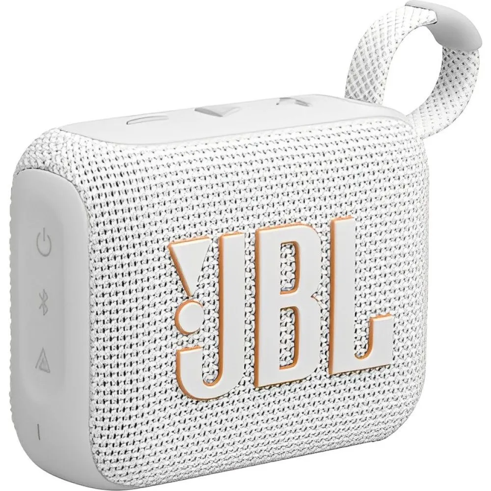 Foto do Produto JBL SPEAKER GO 4 PORTABLE PLASTICO/TELA BLUETOOTH WHITE