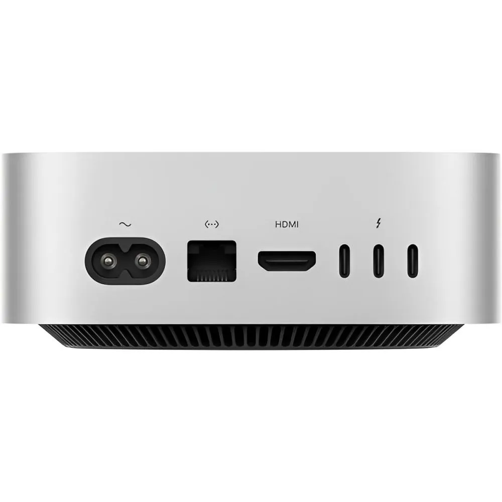 Foto do Produto APPLE MAC MINI MU9D3LL/A M4 16GB 2024 256GB SILVER