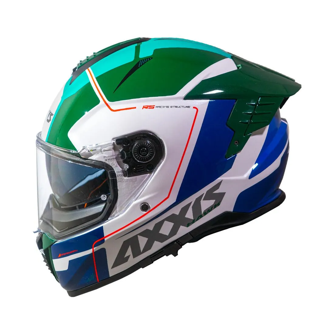 Foto do Produto AXXIS CASCO HAWK SPEAR A6 (T) M GLOSS GREEN