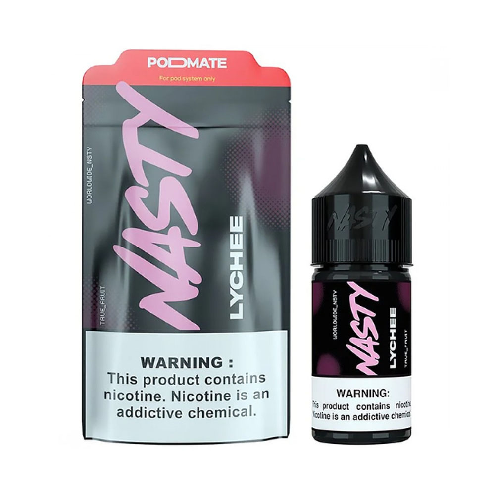 Foto do Produto ESENCIA NASTY JUICE NIC SALT PODMATE LYCHEE 35MG 30ML