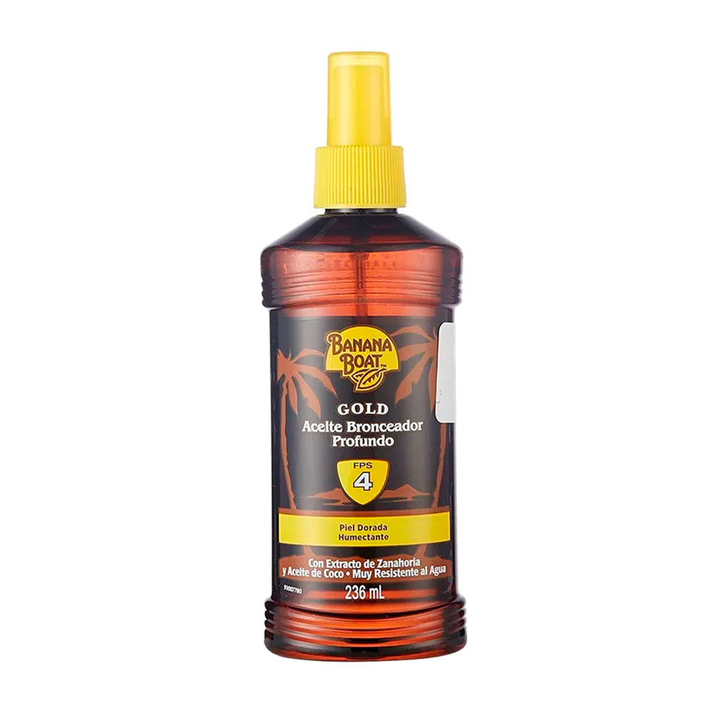 Foto do Produto Aceite Bronceador Banana Boat Gold Spf4 236ml