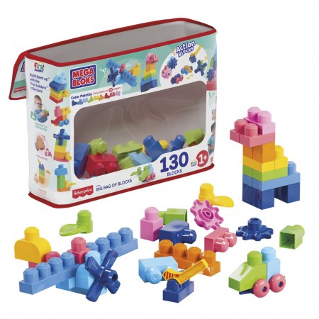 Foto do Produto MATTEL MEGA BLOKS FIRST BIG BOX OF BLOCKS 4484