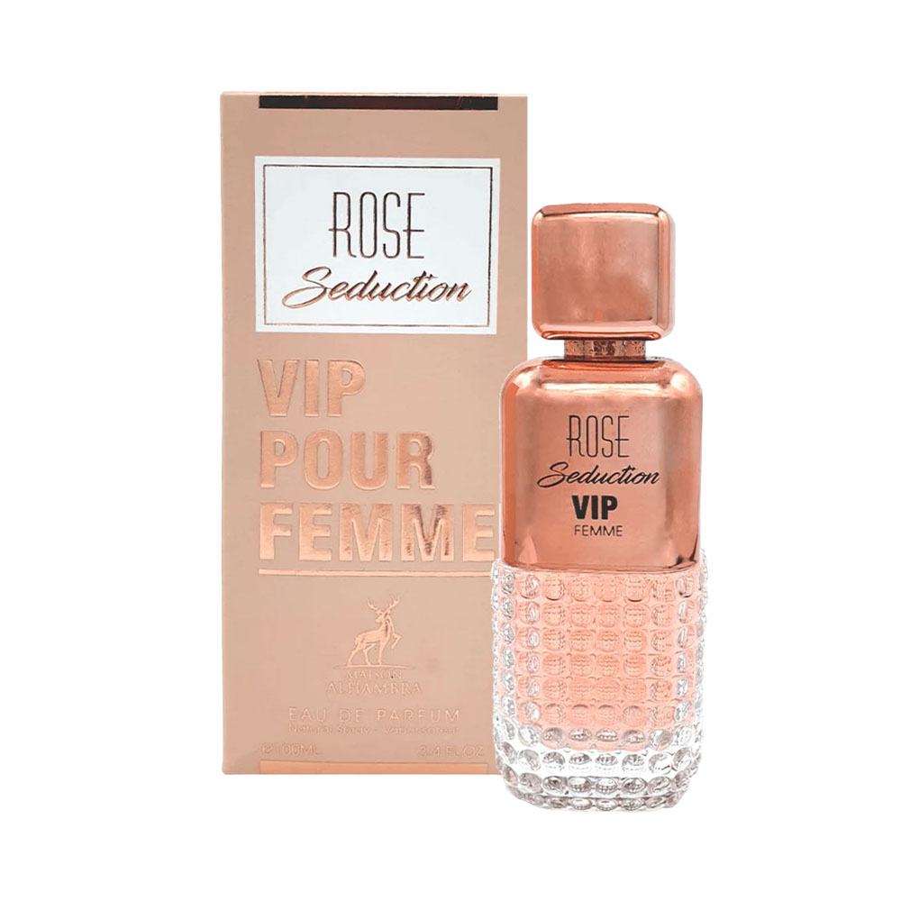 Foto do Produto PERFUME MAISON ALHAMBRA ROSE SEDUCTION VIP 100ML