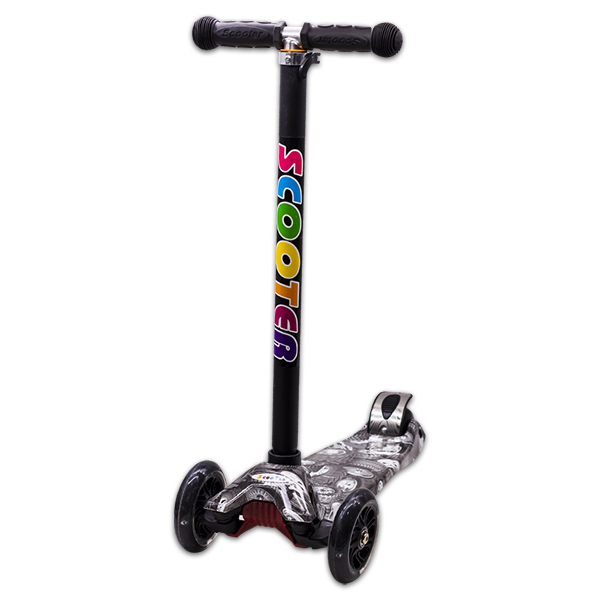 Foto do Produto Patinete Infantil Scooter Com Led - Color Liso Mix