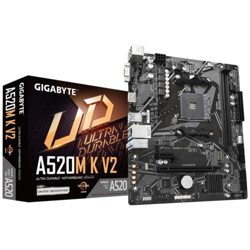 Foto do Produto MB AM4 GIGABYTE A520M K V2 HDMI/DDR4