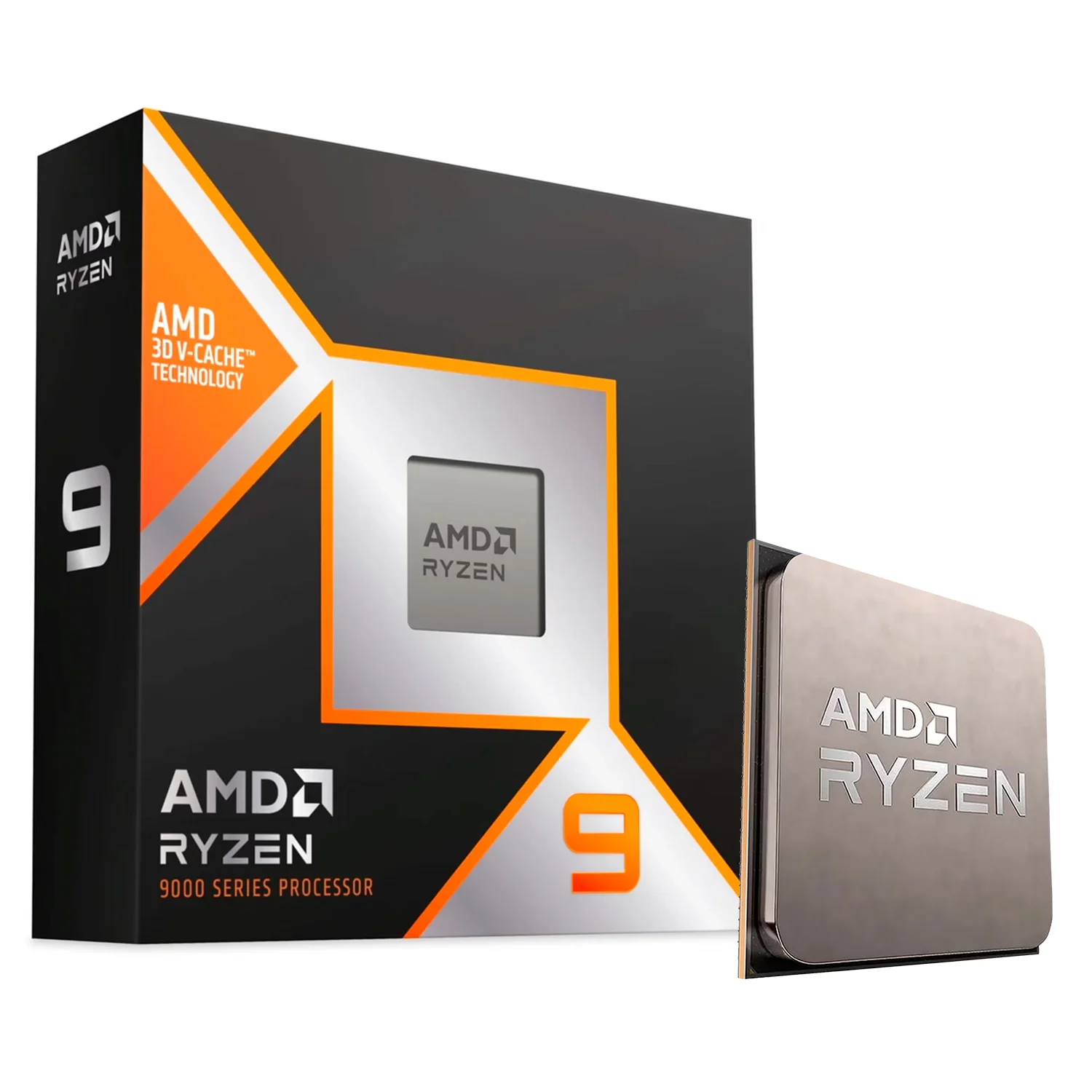Foto do Produto Processador AMD Ryzen 9 9950X3D Socket AM5 16 Core 32 Threads 4.3GHz e 5.7GHz Turbo Cache 144MB