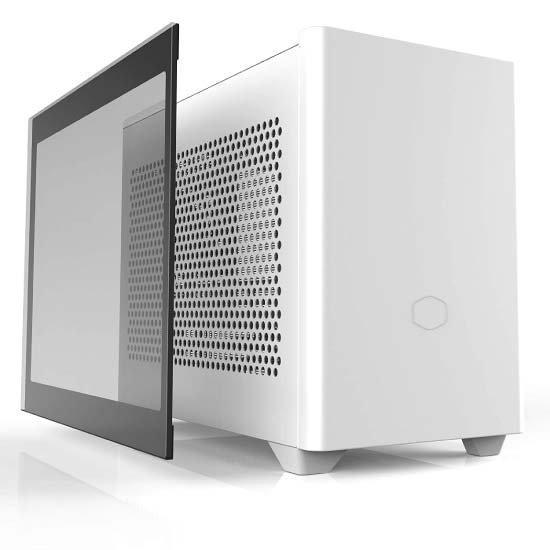 Foto do Produto GABINETE COOLER MASTER MASTERBOX NR200P BRANCO ITX