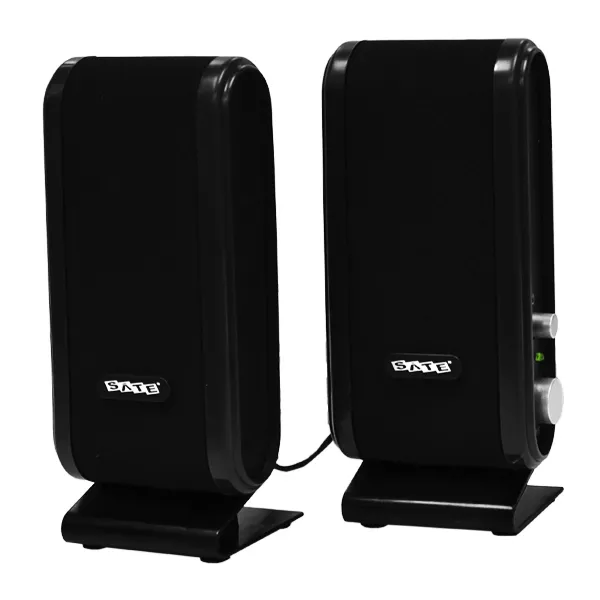 Foto do Produto Speaker Satellite S-001 com 2 watts RMS USB/Mini Jack 3.5 mm - Preto