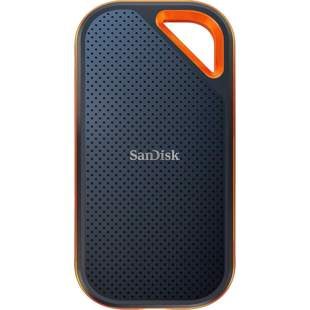 Foto do Produto SSD Externo SanDisk Extreme Pro Portátil V2 USB-C 3.2 4TB Preto – SDSSDE81-4T00-G25