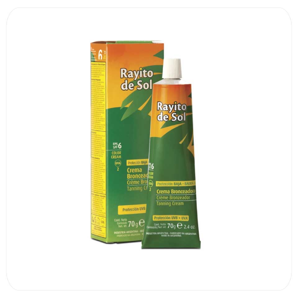 Foto do Produto RAYITO DE SOL CREMA BRONCEADORA FPS6 70G