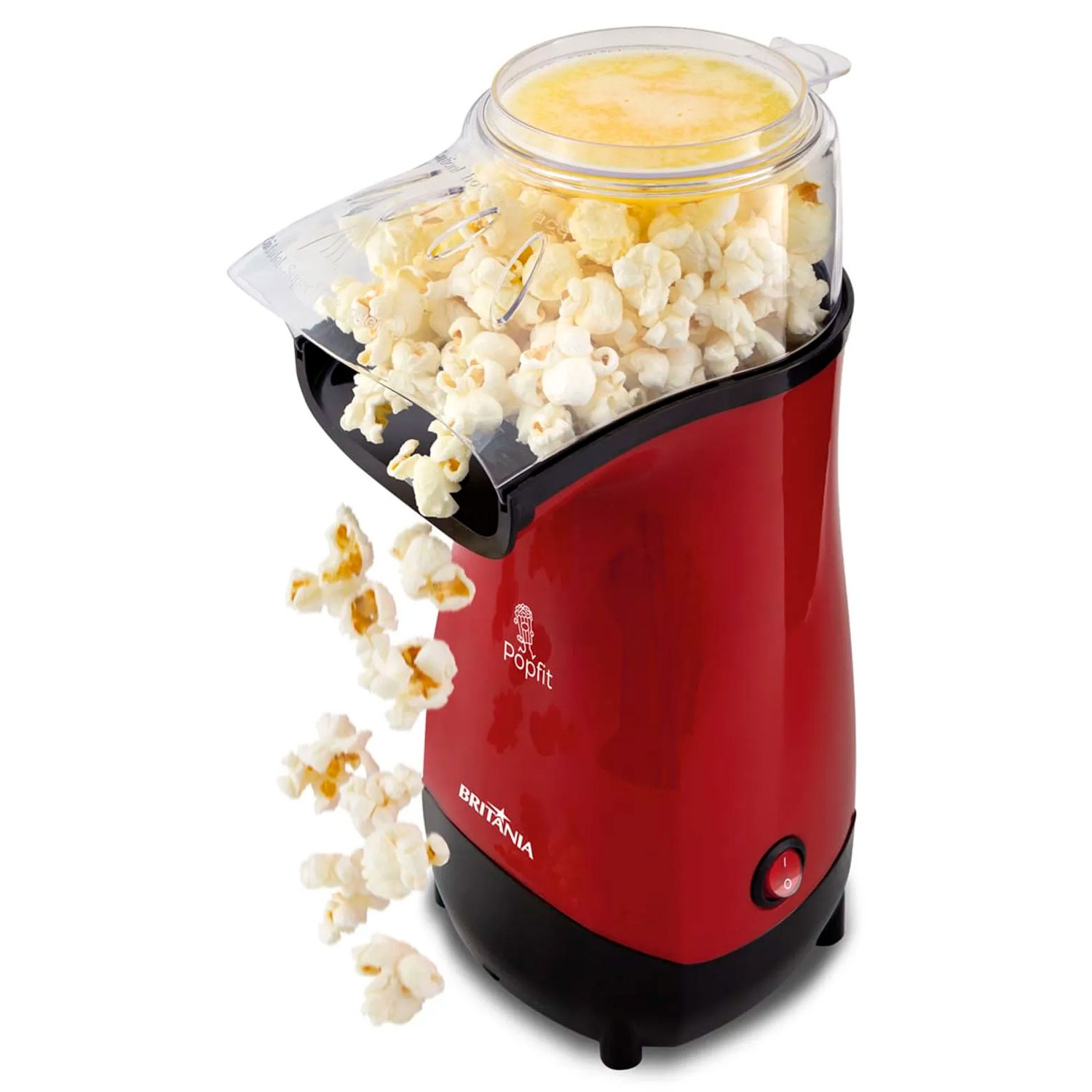 Foto do Produto Pipoqueira Elétrica Britânia Popfit - 1100W - 220V/50Hz - Vermelho