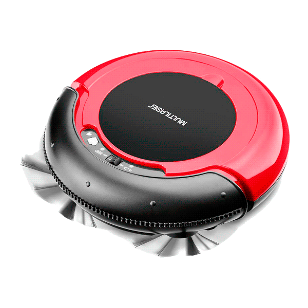 Foto do Produto Robo Aspirador Multilaser HO041 Hydra / 30W / Bivolt - Vermelho/Preto