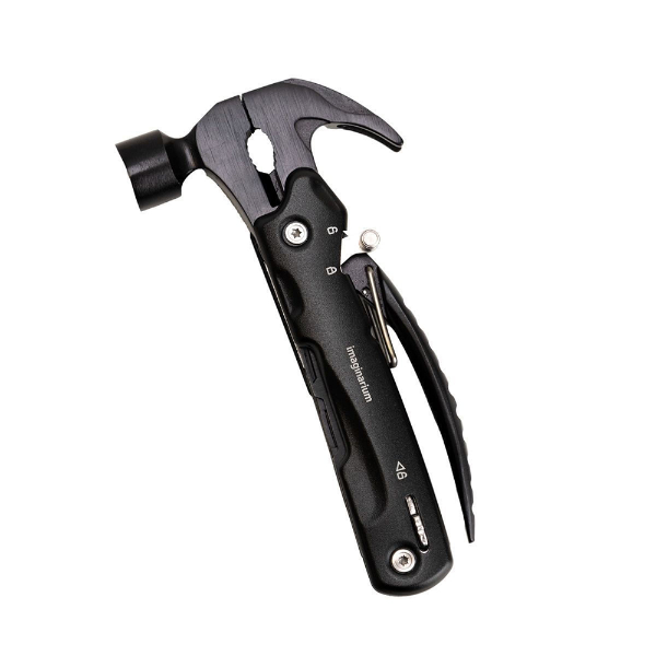 Foto do Produto Tatico Canivete Mini Martelo Multiferramenta NF6317 - Preto