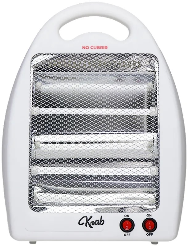 Foto do Produto Aquecedor Elétrico Krab KBEP800 Quartzo Portátil 800W 220V - White