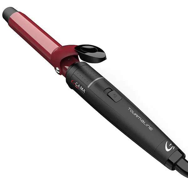 Foto do Produto Modelador de Cabelo GAMA New Tour RGSTD-N 25 de 25 mm 220 ºC Bivolt - Preto/Vermelho