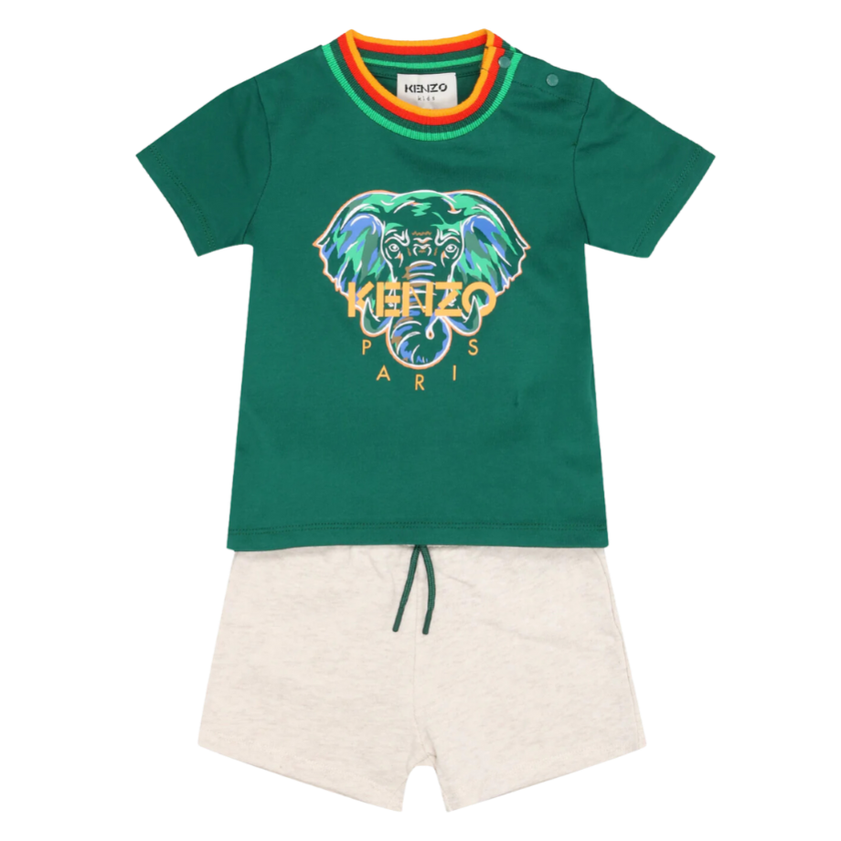 Foto do Produto CONJUNTO KIDS KENZO K08051 VERDE/GRIS