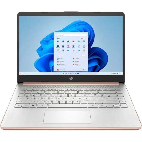 Foto do Produto HP NOTEBOOK NB 14-DQ0762DX CELERON N4120 4/128GB 14" W11 ROSE