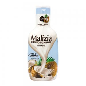 Foto do Produto Sabonete Liquido Malizia Bagno Schiuma Leite de Coco 1L