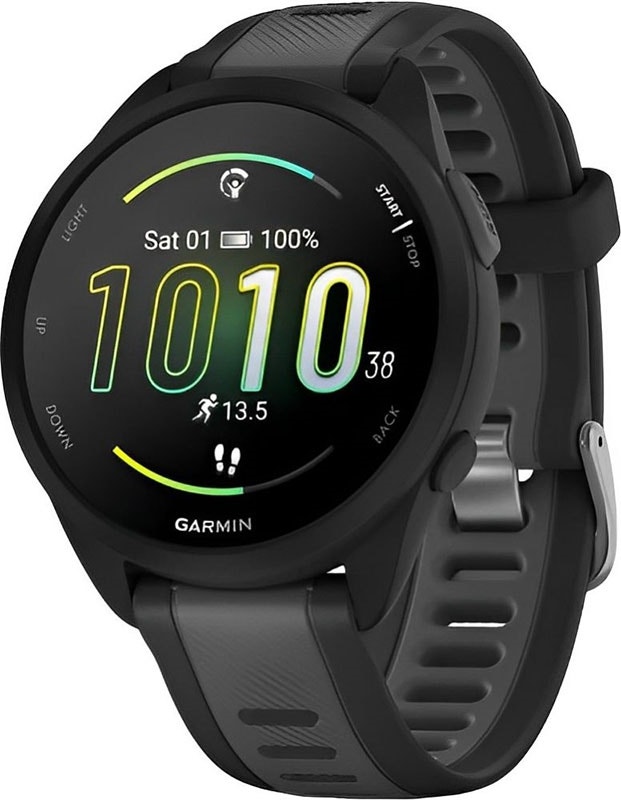 Foto do Produto Relógio GPS Garmin Forerunner 165 010-02863-20 - Black/Slate Gray