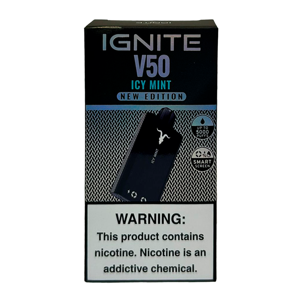 Foto do Produto Icy Mint Ignite V50 New Edition 5000Puffs Pod Descartável