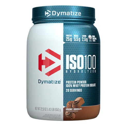 Foto do Produto DYMATIZE ISO100 HYDROLYZED GOURMET CHOCOLATE 610G PLASTICO BLANCO