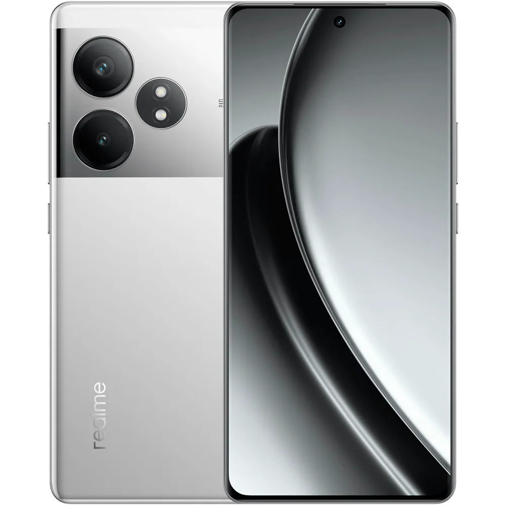 Foto do Produto REALME CEL GT6 RMX3851 5G 6.78" DS NFC 12/256GB SILVER ANATEL 120W