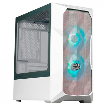 Foto do Produto GABINETE COOLER MASTER MASTERBOX TD300 MESH/BRANCO