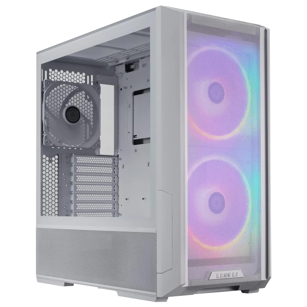 Foto do Produto Gabinete Gamer Lian Li Lancool 216 Airflow ATX / 2 Cooler / RGB - Branco
