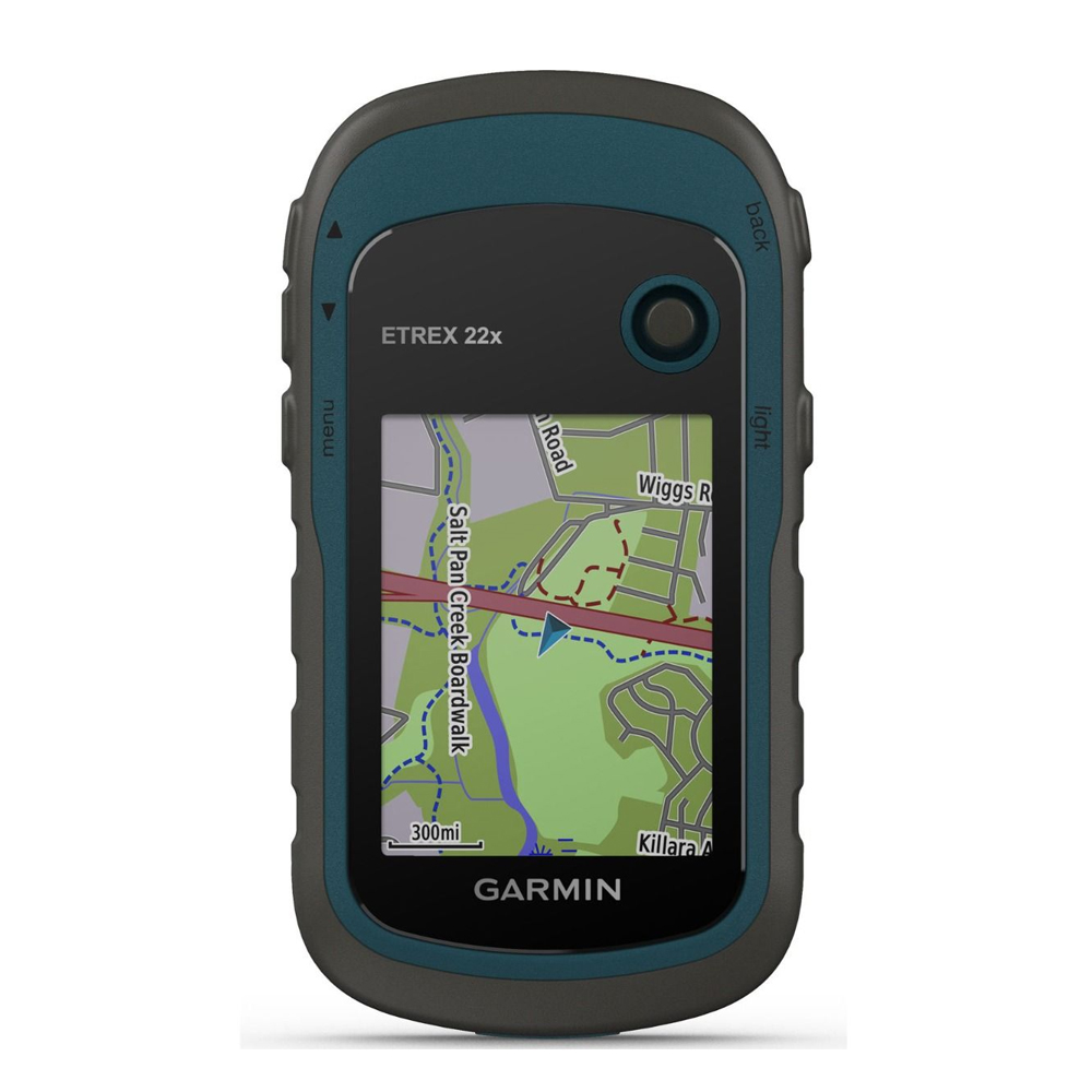 Foto do Produto GPS Garmin Etrex 22X 010-02256-03 com Tela 2.2/IPX7/8GB - Preto/Azul