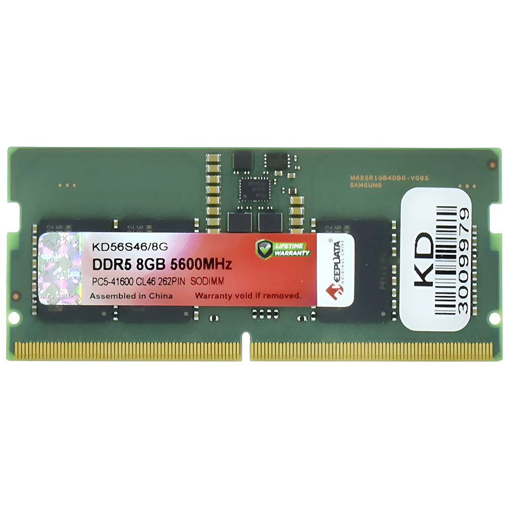 Foto do Produto Memória RAM para Notebook Keepdata DDR5 8GB 5600MHz - KD56S46/8G