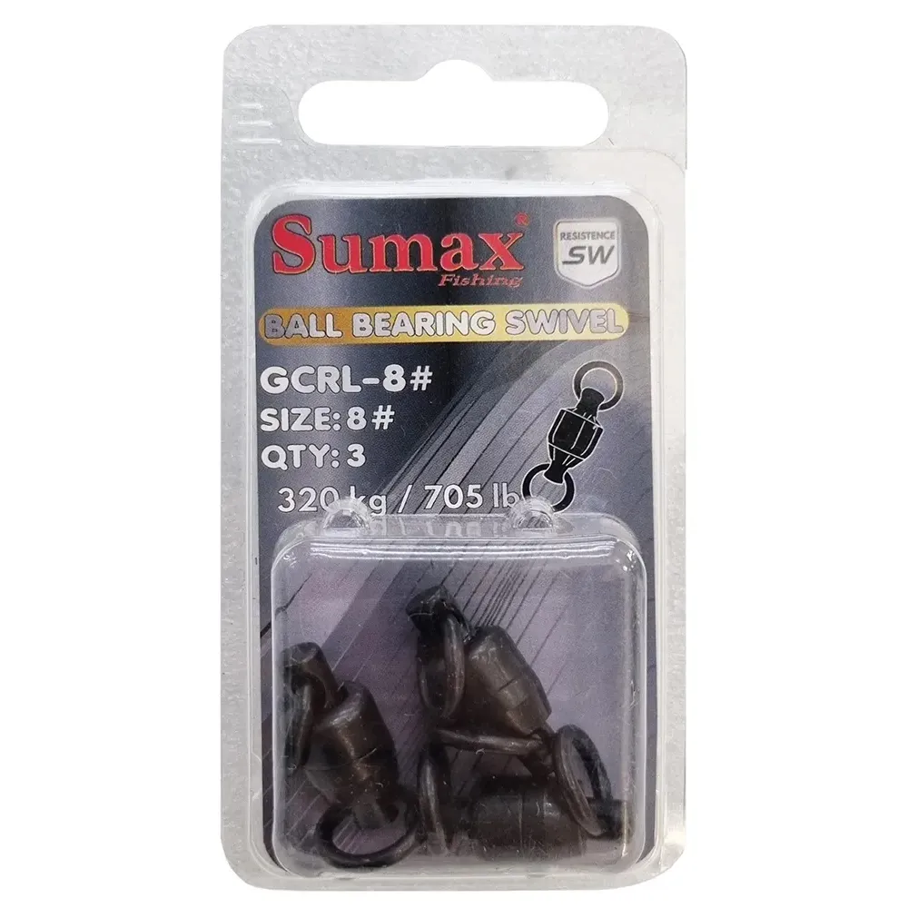 Foto do Produto SUMAX PESCA ACCESORIOS GIRADOR GCRL-8# C/5PCS