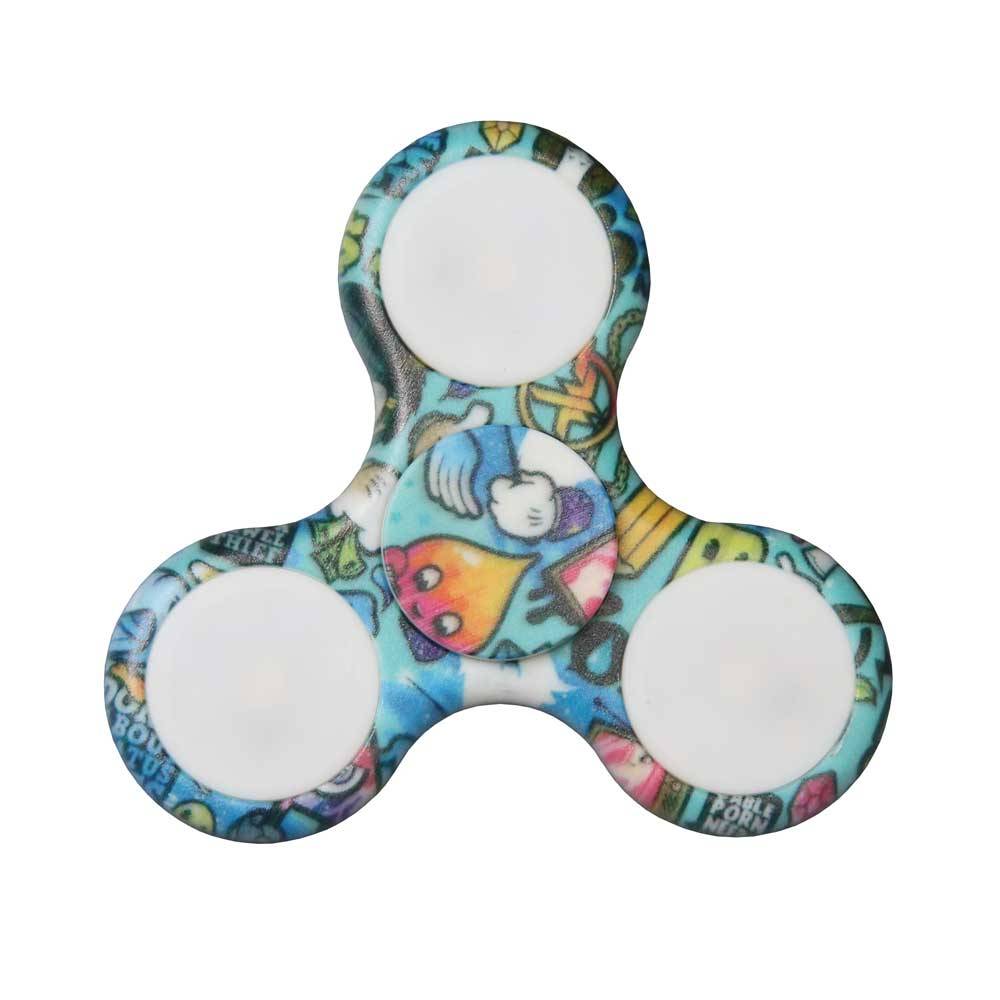 Foto do Produto Spinner Fidget Anti Stress Bluetooth Tri LED