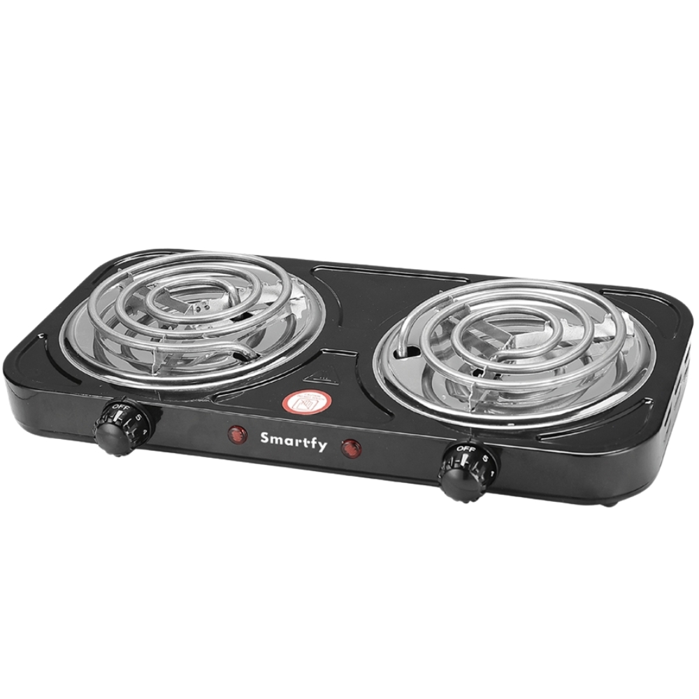 Foto do Produto Fogão Elétrico Smartfy FG03B 2000W 110V 2 Bicos - Black