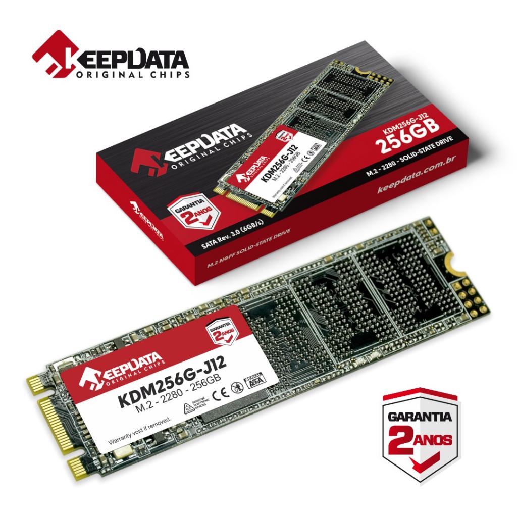 Foto do Produto HD Keepdata KDM256G-J12 SSD M.2 256GB