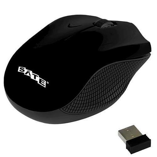 Foto do Produto MOUSE SATE A-69G 2.4GHZ WIRELESS PRETO**