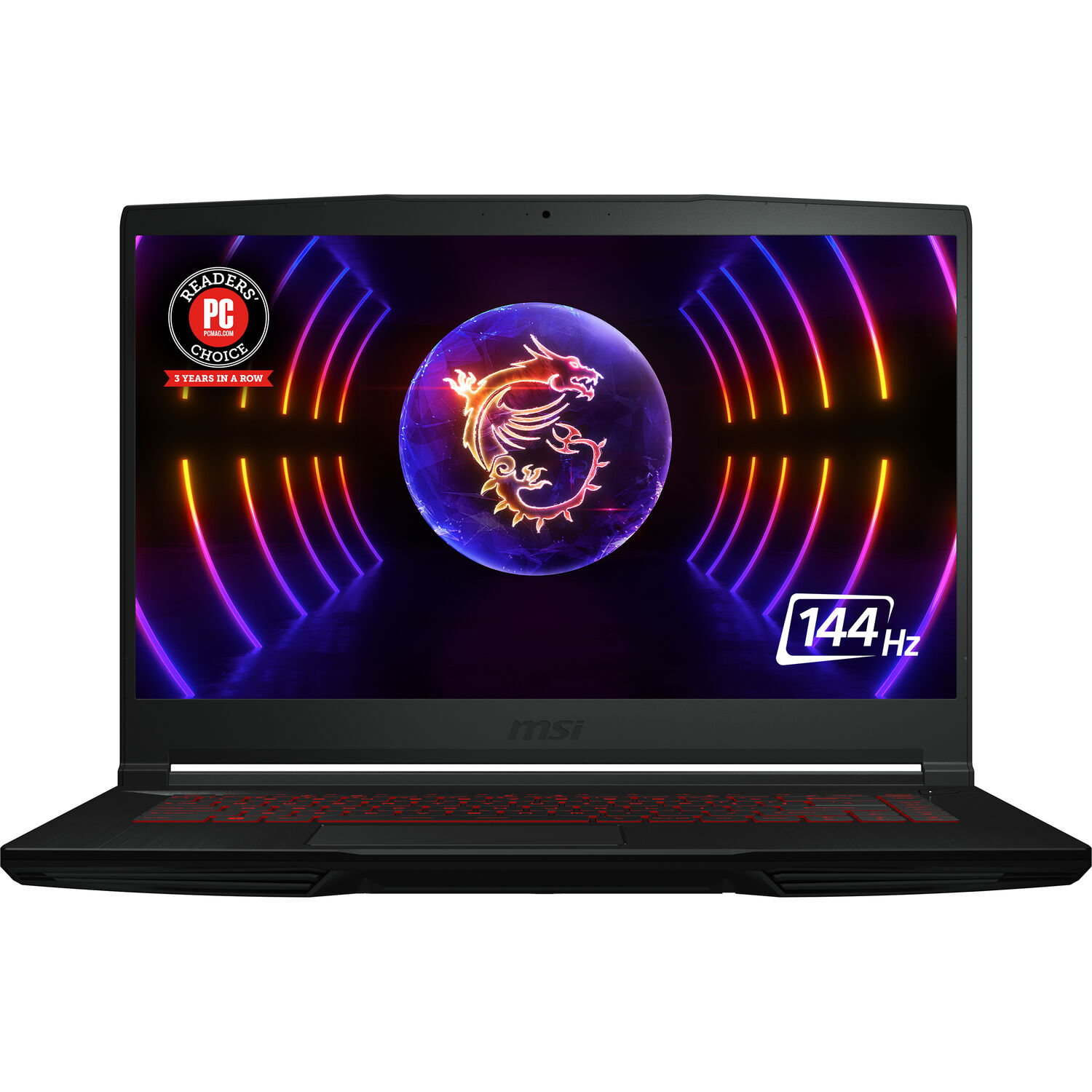 Foto do Produto Notebook Gamer MSI Thin GF63 12VE-437US 15.6" Intel Core i5-12450H 8/512GB W11 NVIDIA GeForce RTX4050 6GB - Black