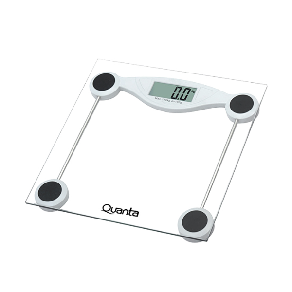Foto do Produto Balança Digital para Peso Corporal Quanta QTBL08 até 180 kg - Transparente / Branca