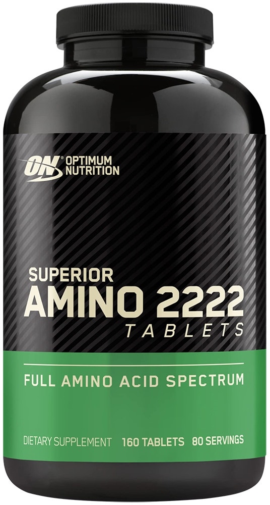 Foto do Produto Optimum Nutrition Superior Amino 222 Tabs (160 Tabletas)
