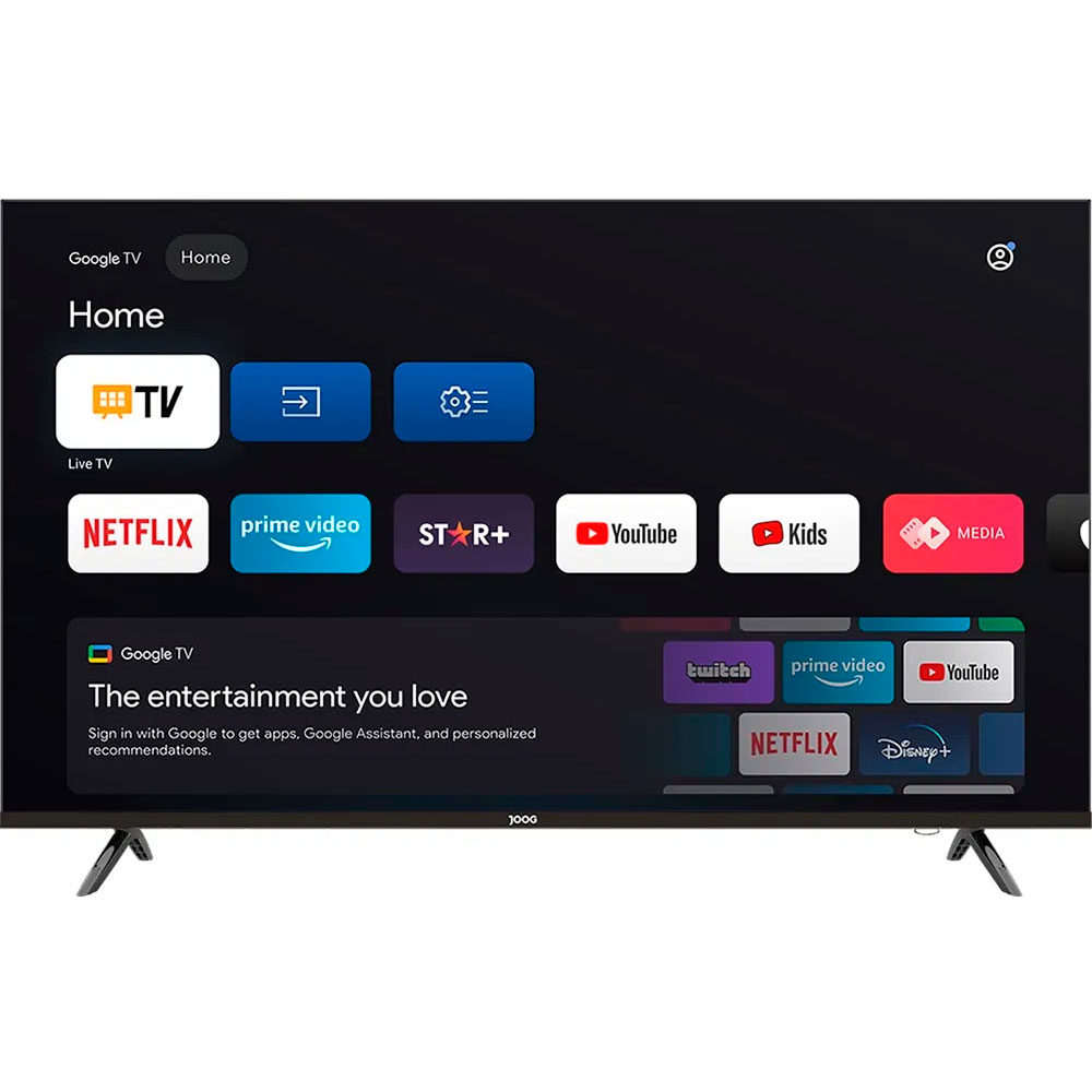 Foto do Produto Smart TV LED Joog 55JGTV 55? 4K /ISDBT/Android + Suporte