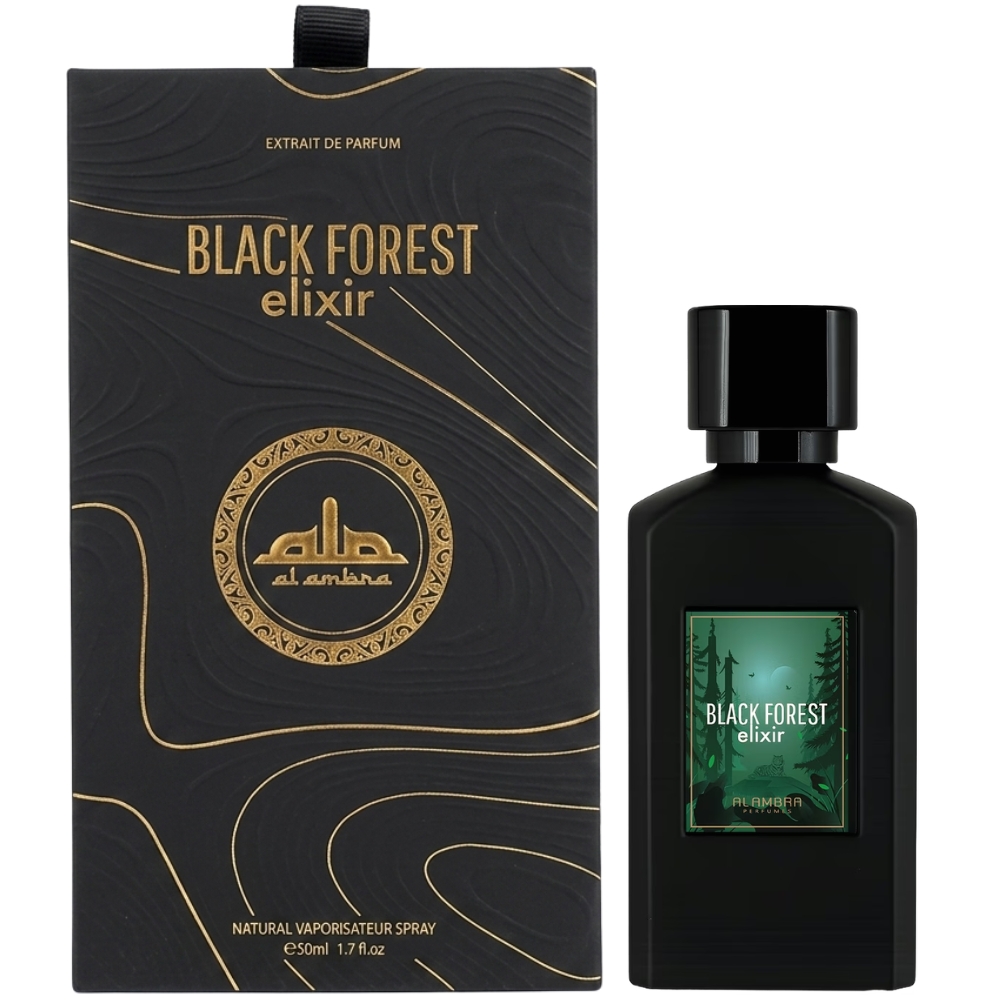 Perfume Al Ambra Black Forest EXDP Masculino - 50mL na loja