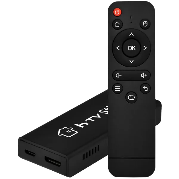 Foto do Produto Receptor FTA HTV Stick 4K Ultra HD com IPTV de 16GB eMMC/2GB RAM - Preto